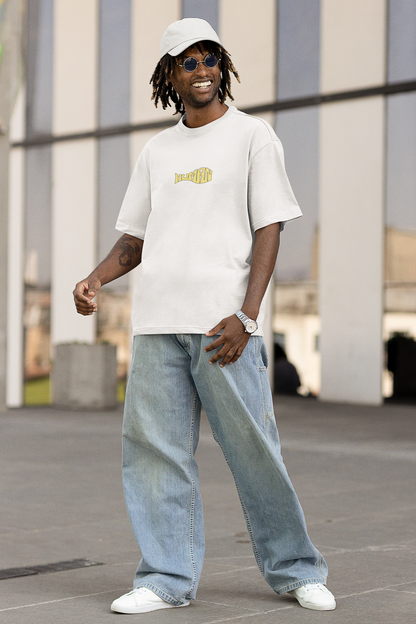 Human Being Unisex White Oversized T-Shirt Stylish Wear
