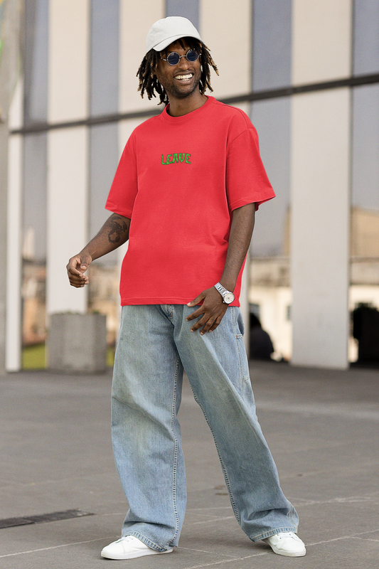 Dark Past Red Oversized T-Shirt – Relaxed Everyday Wear
