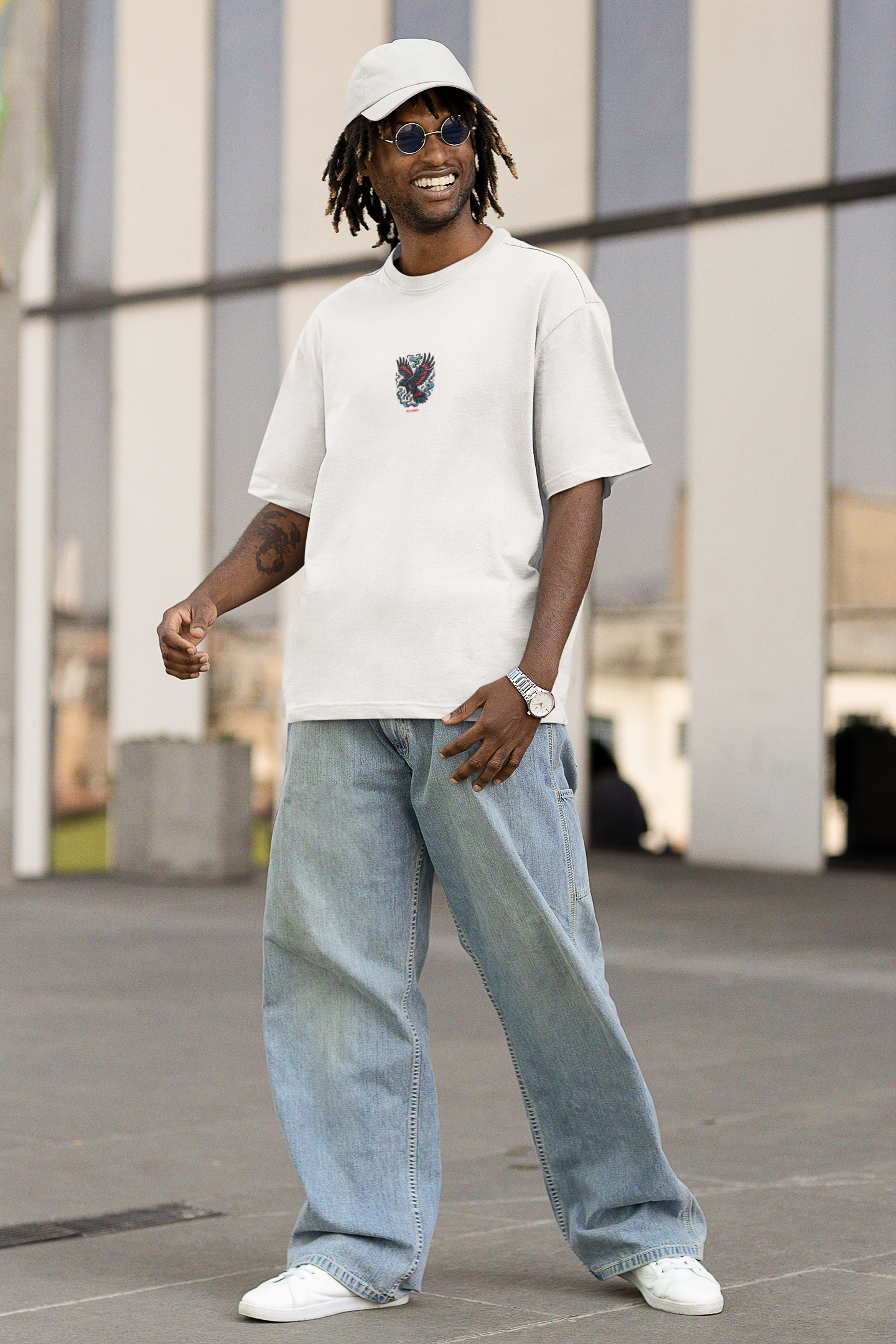 Angry raven oversized t-shirt