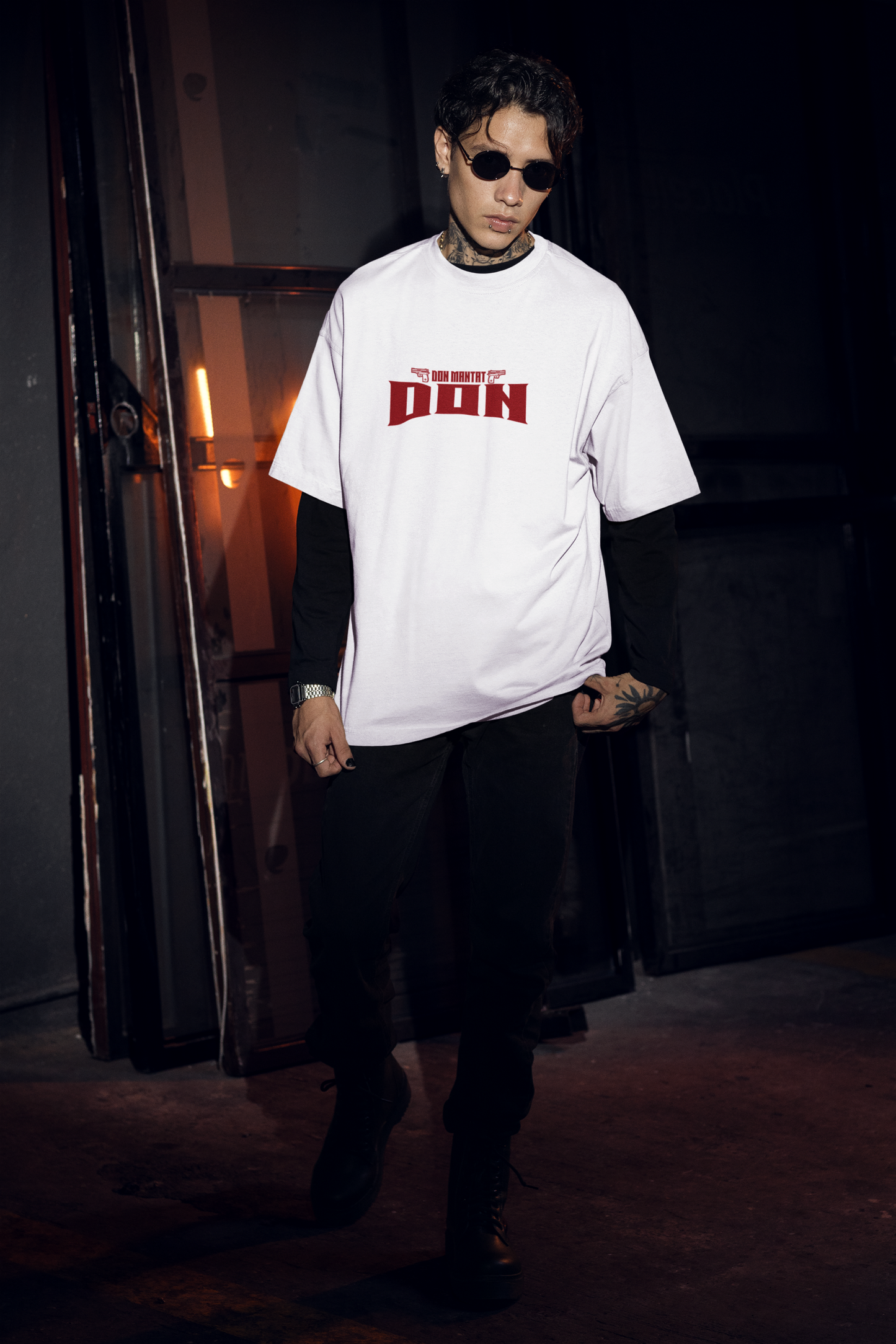Don Half Sleeve Oversized T-Shirt for Men Perfect for Comfort