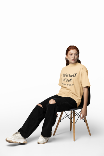Boyfriend Line Graphic Oversized T-Shirt Streetwear Comfort