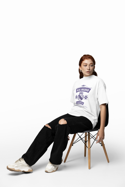Madrid Champions Era Oversized T-Shirt – Football Fan Tee