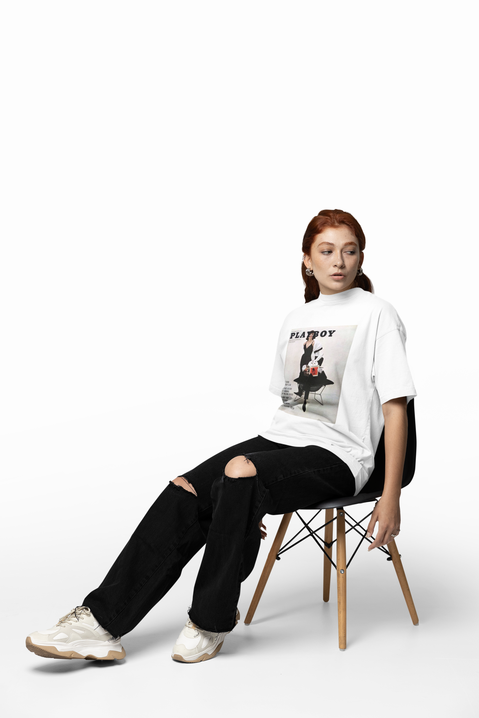 Playboy Bold Type Oversized T-Shirt