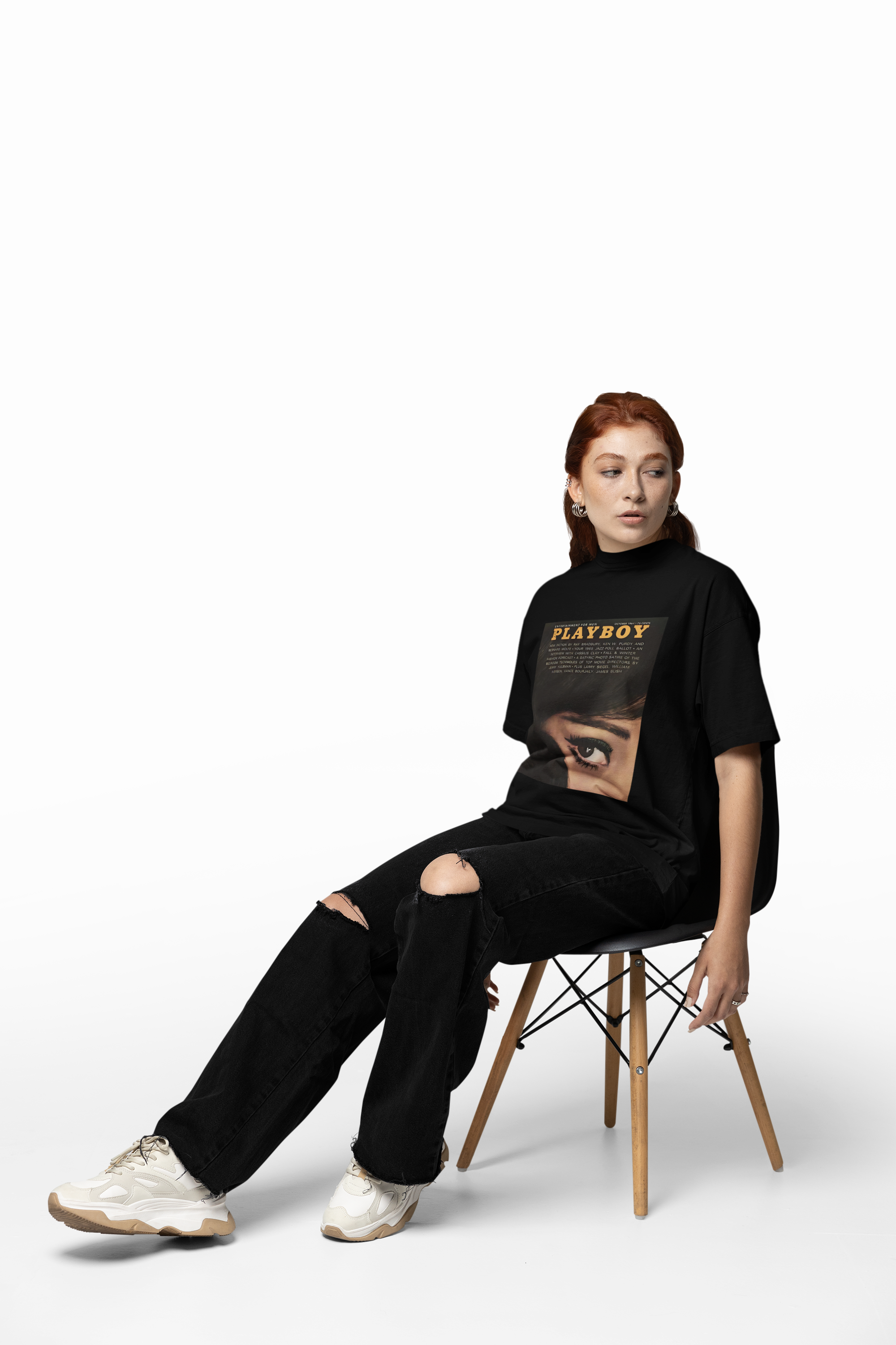 Playboy Retro Vintage Oversized T-Shirt