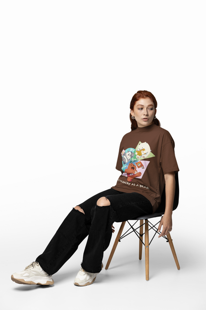 Hungry Bare Oversized T-Shirt Bold Streetwear Style