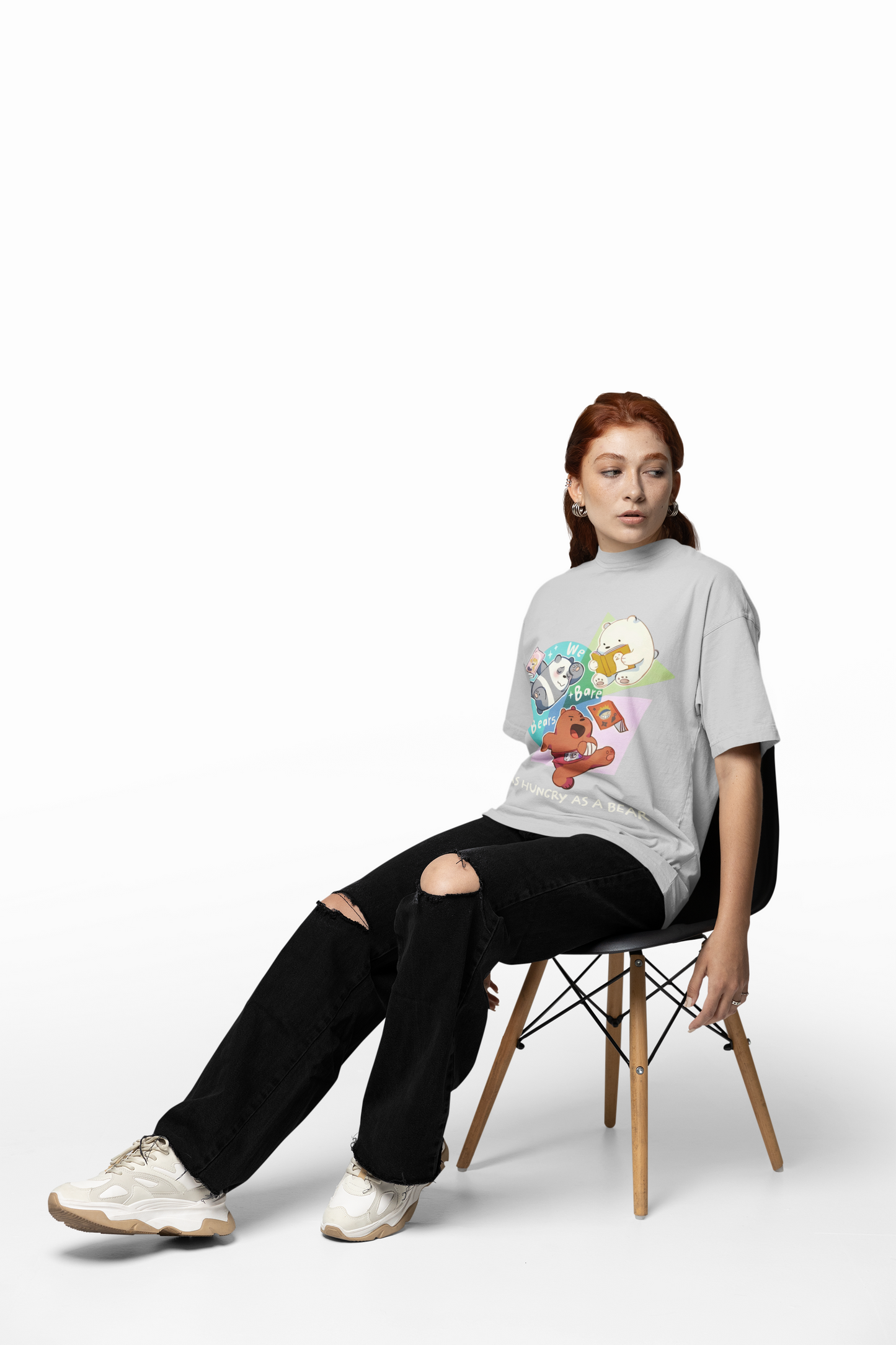 Hungry Bare Oversized T-Shirt Bold Streetwear Style