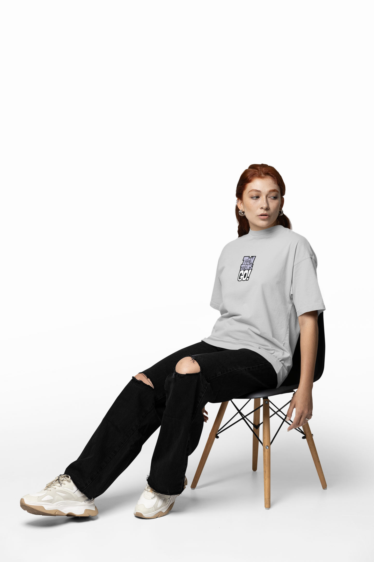 Teen Titans Oversized T-Shirt Cartoon Fans Streetwear Style