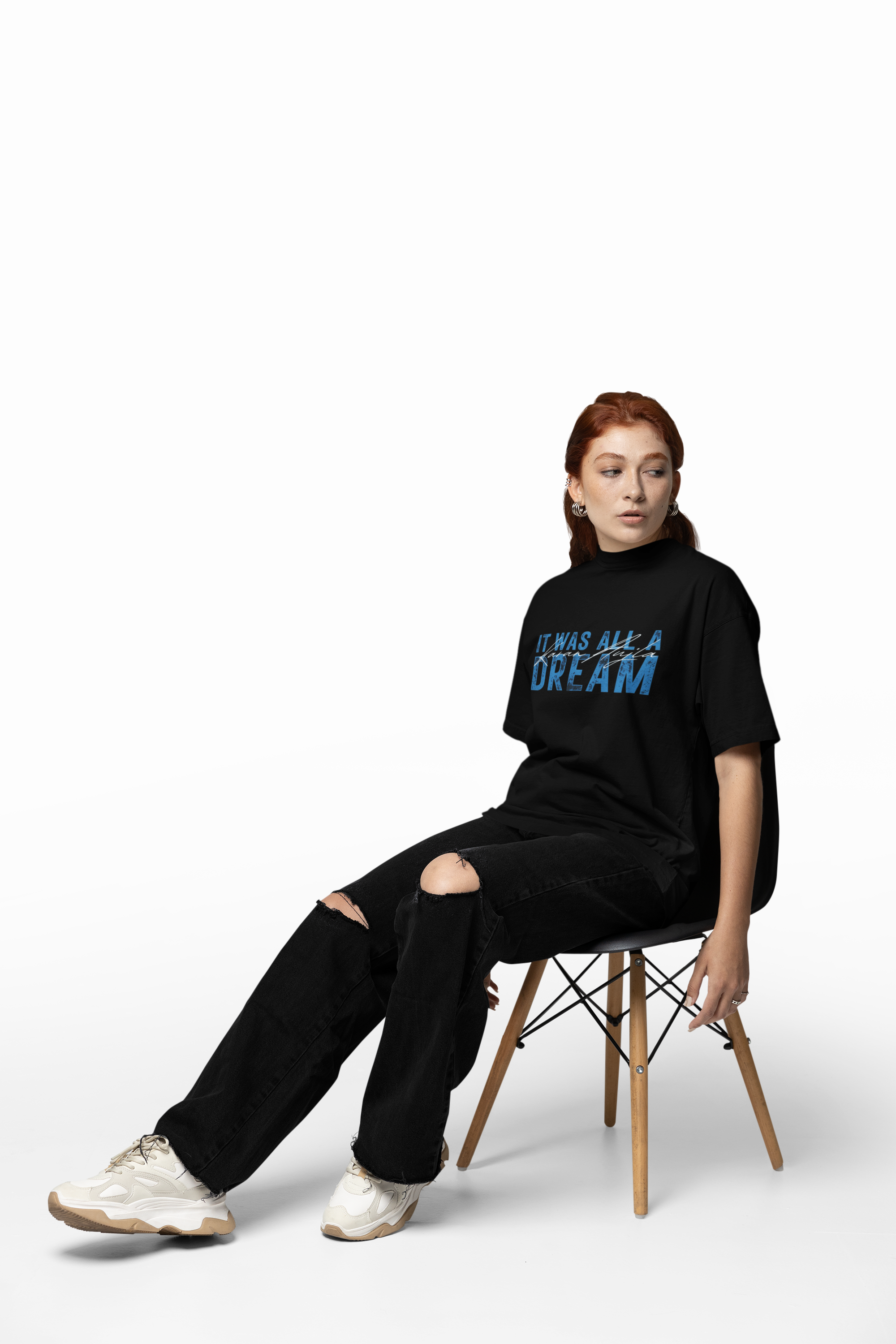 Aujla Dream Graphic Oversized T-Shirt
