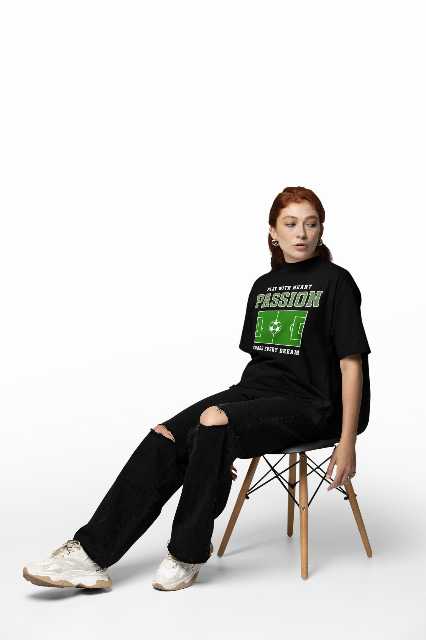 Chase Every Dream Oversized T-Shirt Trendy Streetwear