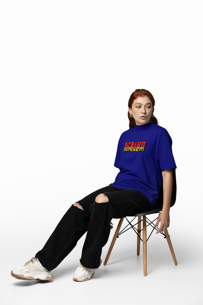 Red & Gold Legacy RCBian Oversized T-Shirts