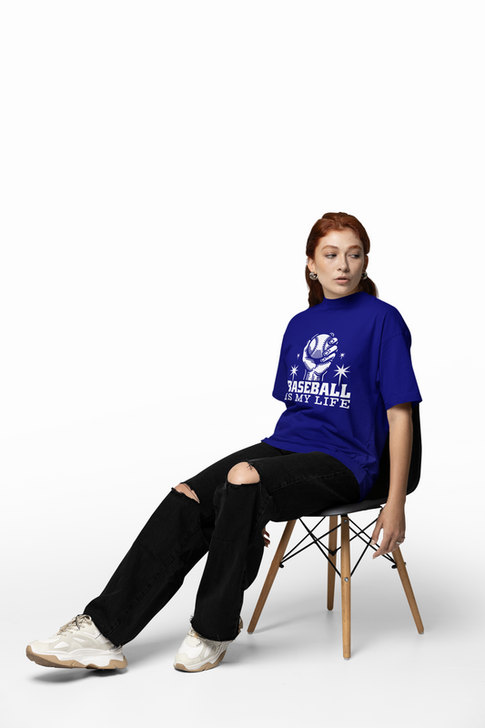 Baseball Is My Life Oversized T-Shirt