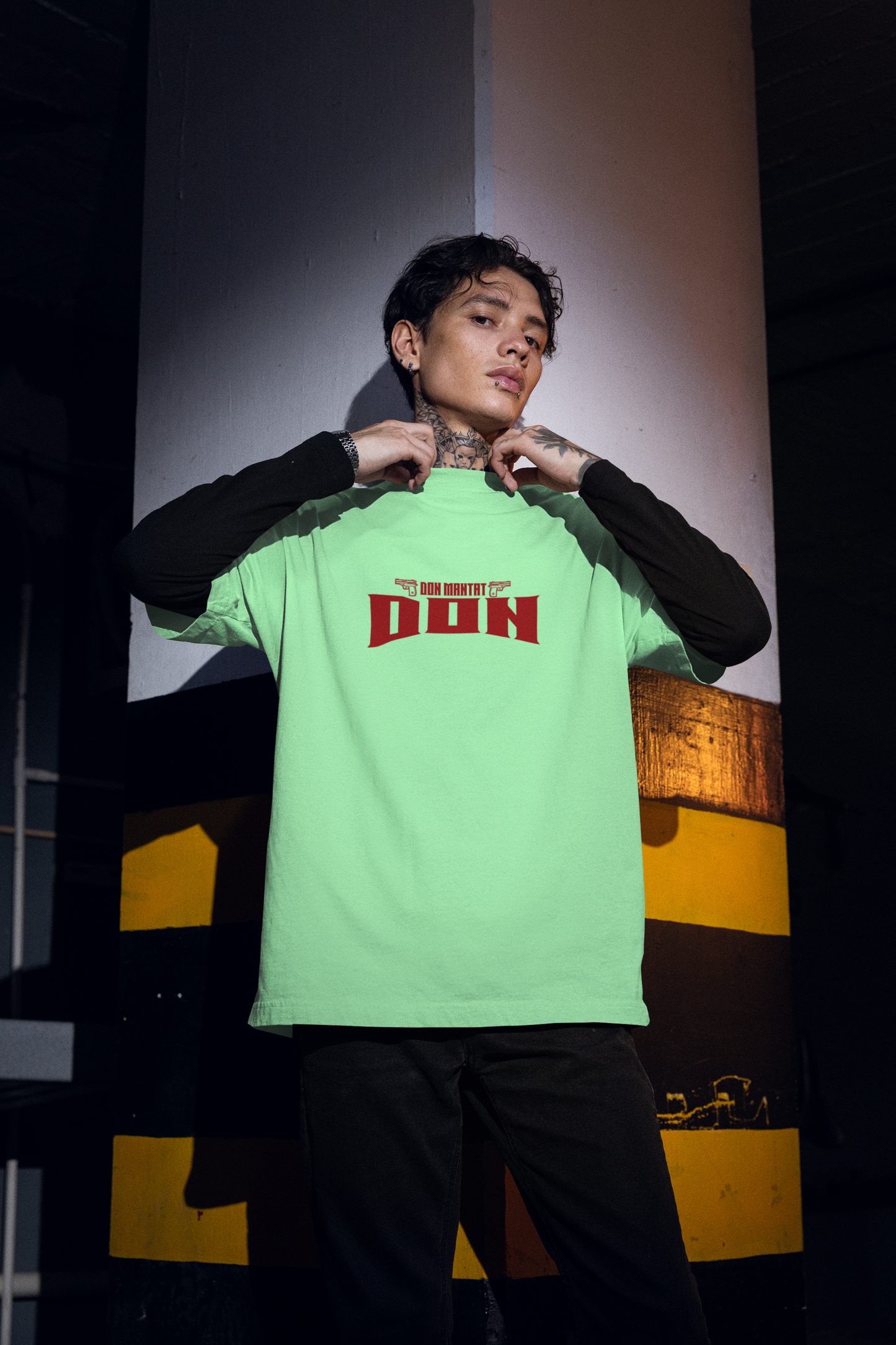 Don Half Sleeve Oversized T-Shirt for Men Stylish Casual Wear