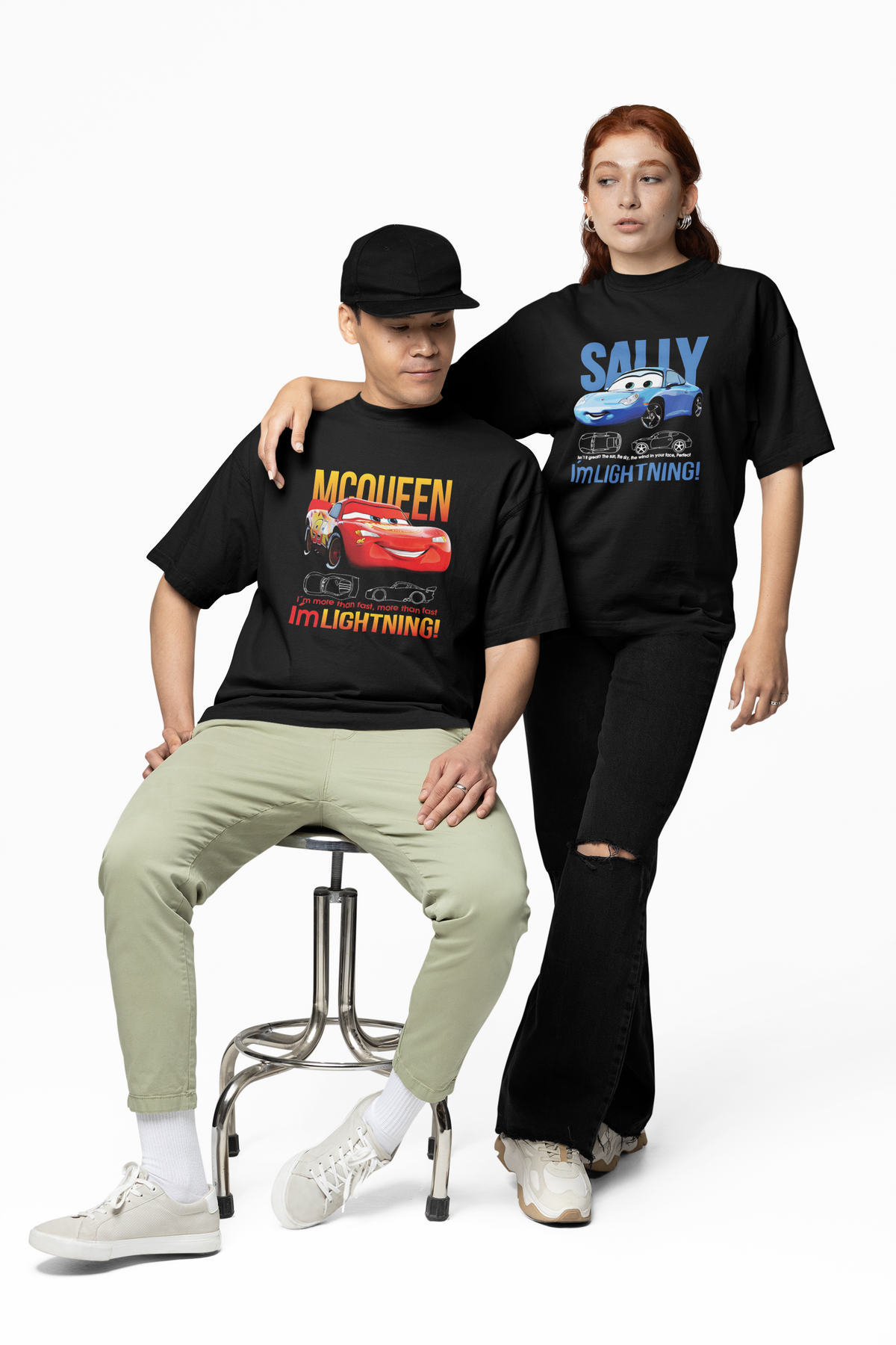 Lightning Love Oversized T-Shirts