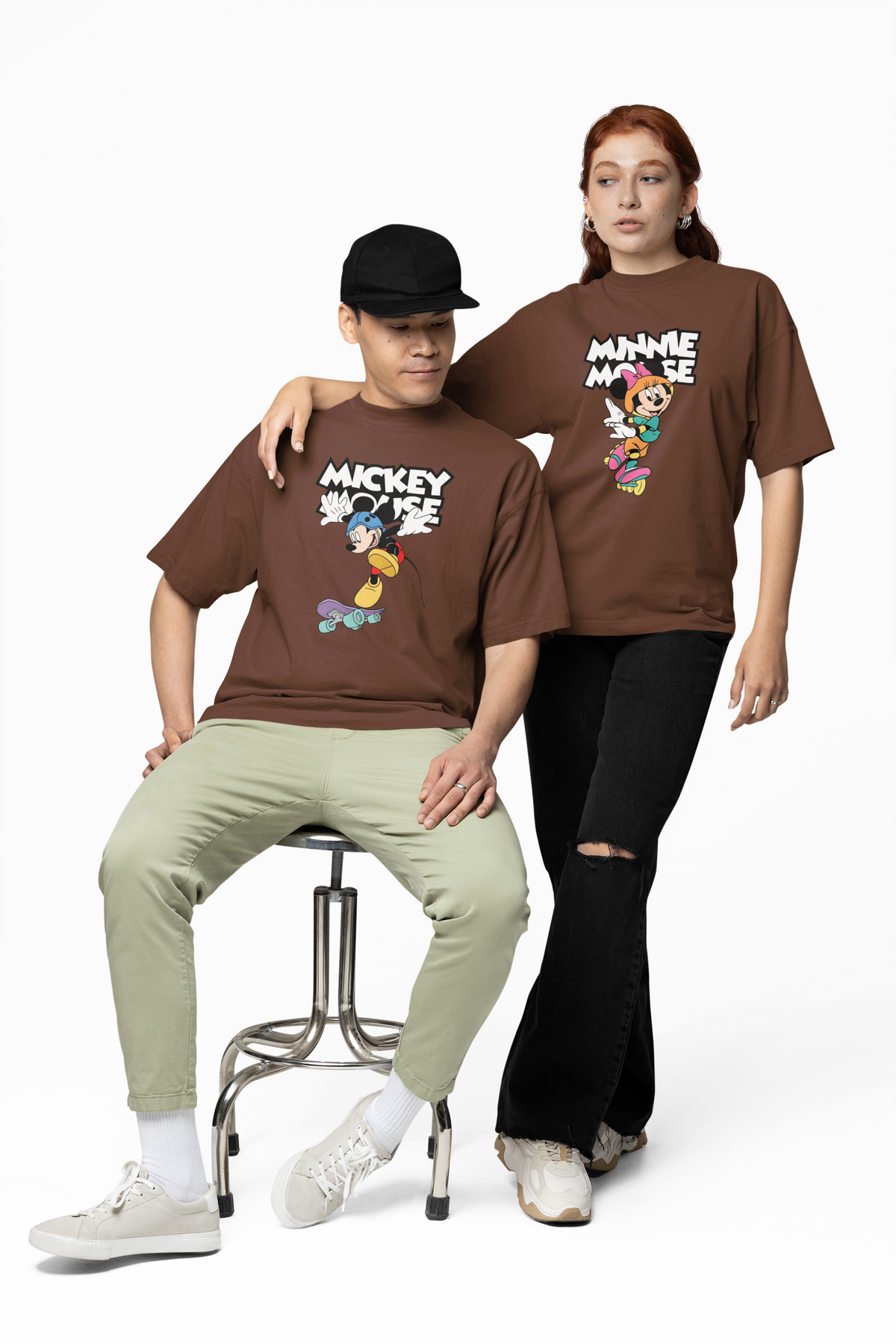 Micky Cartoon Oversized T-Shirts