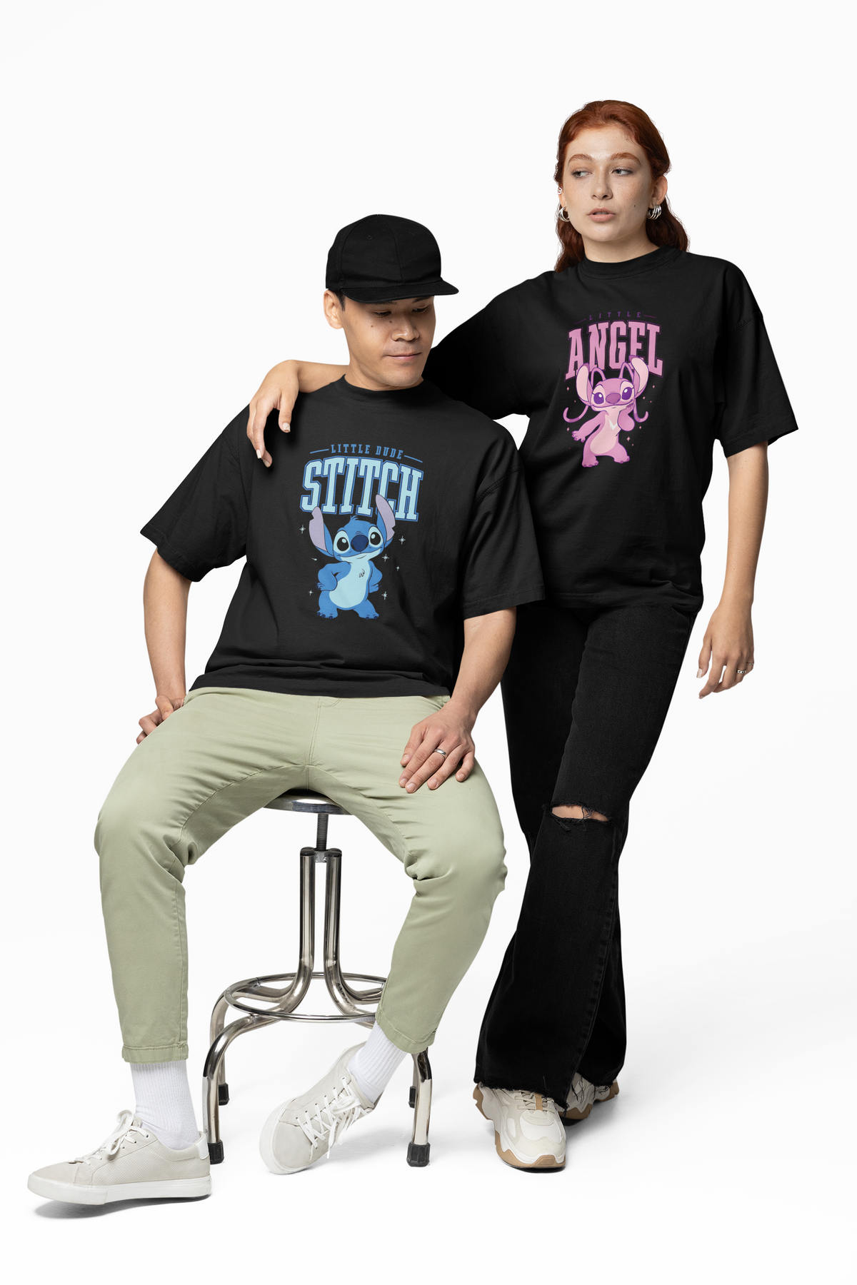 Cosmic Love Duo Oversized T-Shirts
