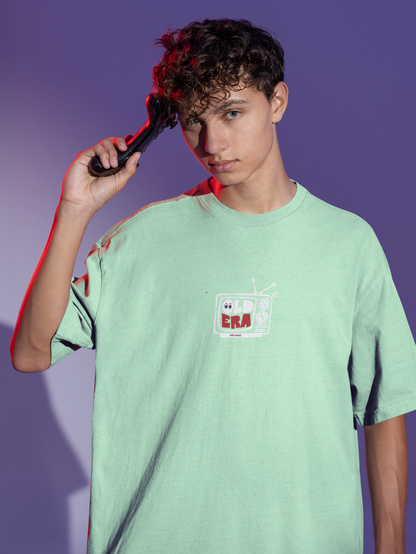 Old Era Unisex Saga Green Oversized T-Shirt