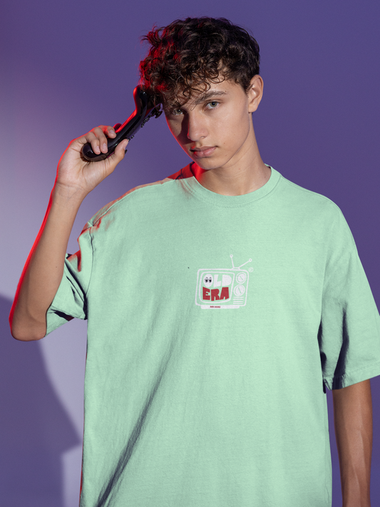 Old Era Unisex Saga Green Oversized T-Shirt