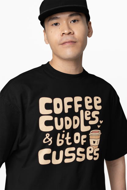 Coffee Cuddles T Shirts Stylish Premium Casual Everyday Wear