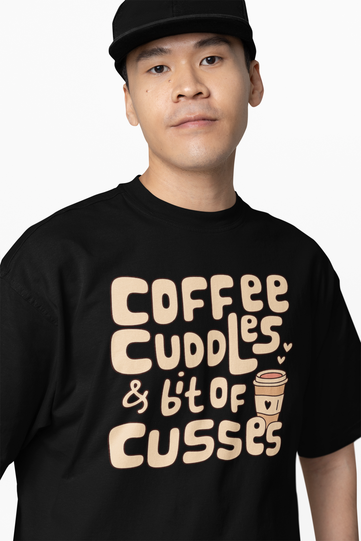 Coffee Cuddles Oversized T-Shirts