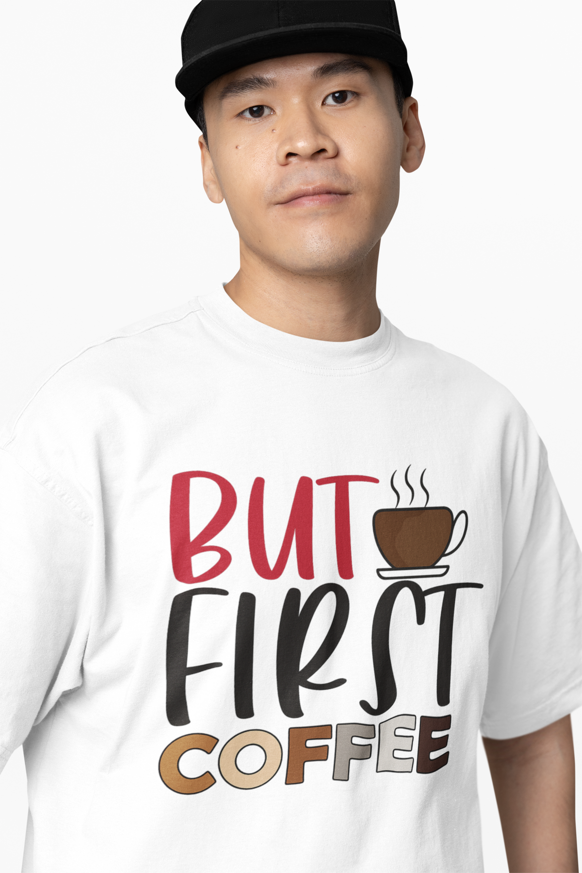 But First Hot Coffee Oversized T-Shirts