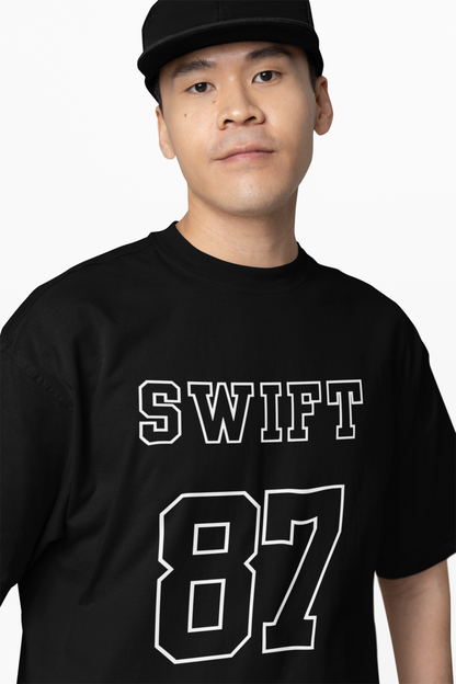Taylor Swift's 87 Graphic Oversized T-Shirt Fans Style Tees