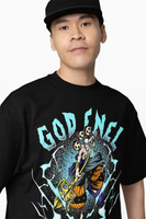God Enel Oversized T-Shirt Bold & Stylish Graphic Design