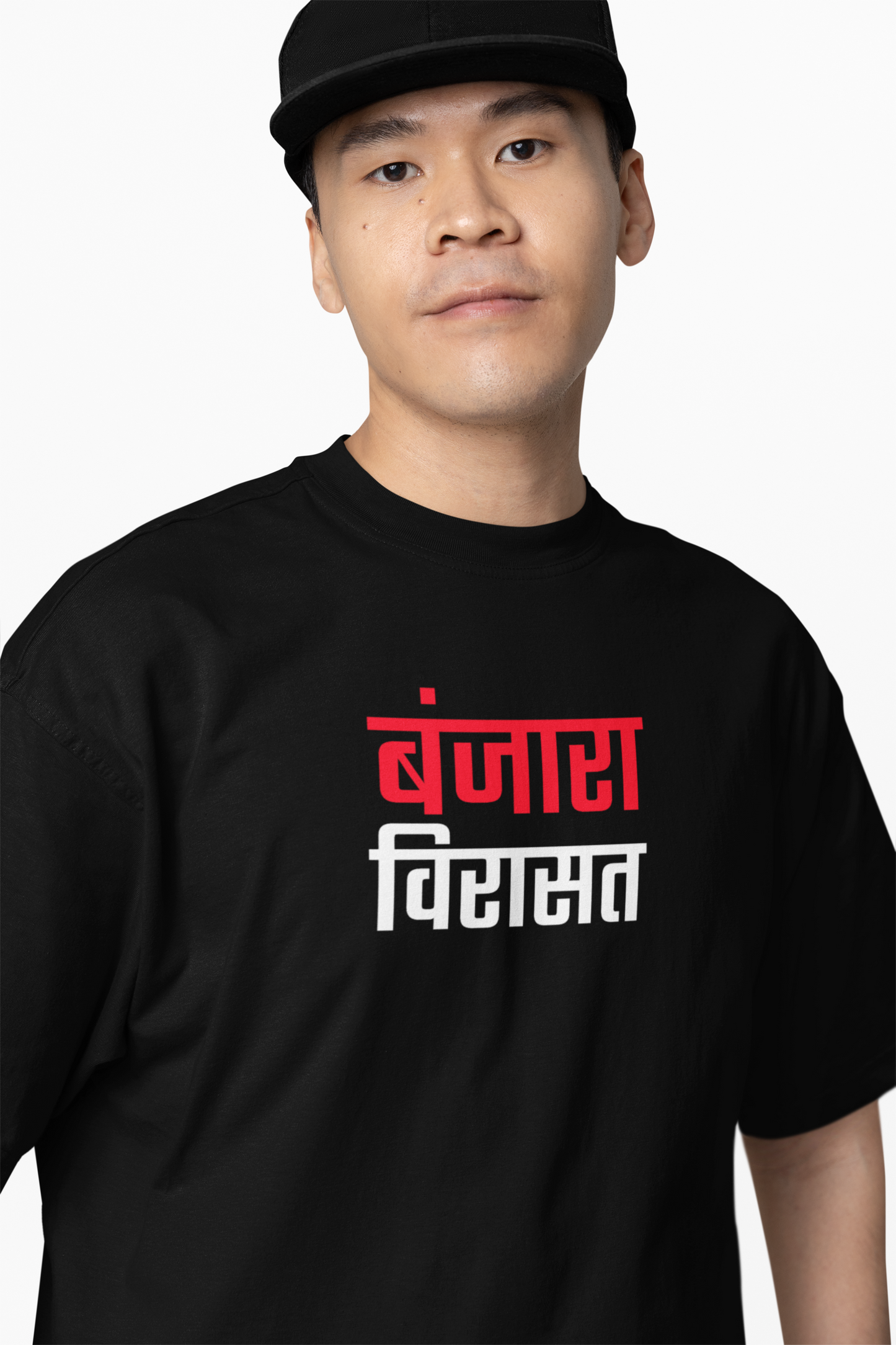Banjara Heritage Oversized T-Shirt – Bold Nomadic Tribal Expression