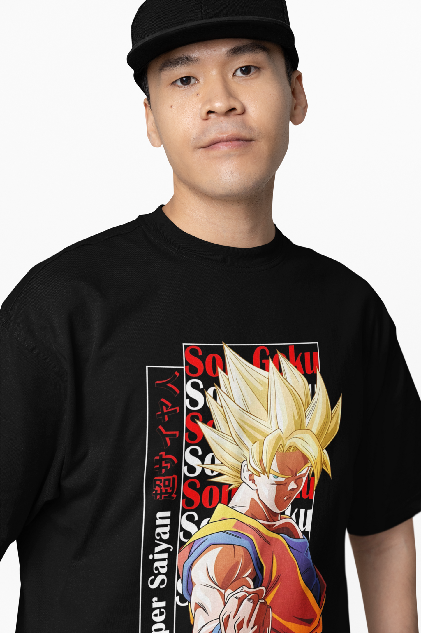 Dragon Ball Z Oversized T-Shirt  Iconic Anime T-Shirt  for Fans