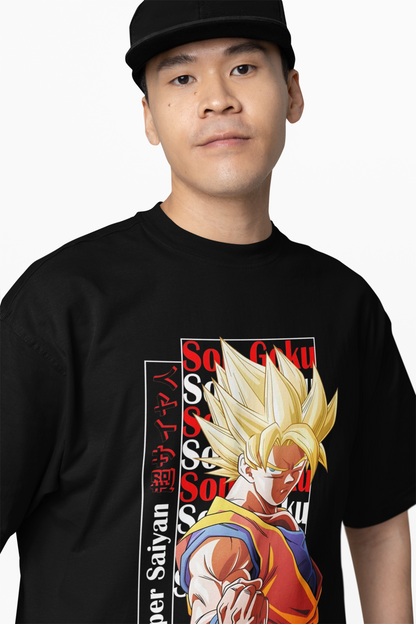 Dragon Ball Z Oversized T-Shirt  Iconic Anime T-Shirt  for Fans