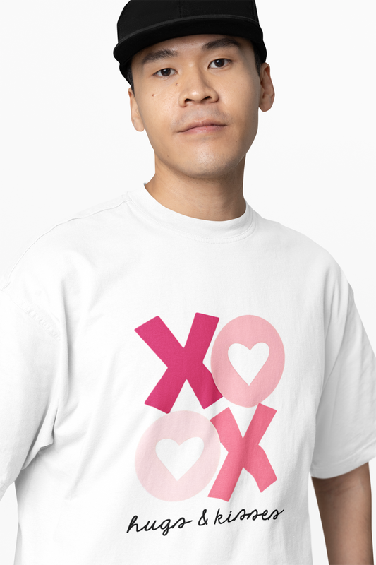 Love XOXO Oversized T-Shirt Relaxed Streetwear Playful Tee