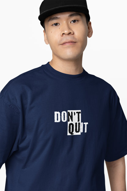 Don't Quit Gym T-Shirt Push Limits in Bold Motivational Style