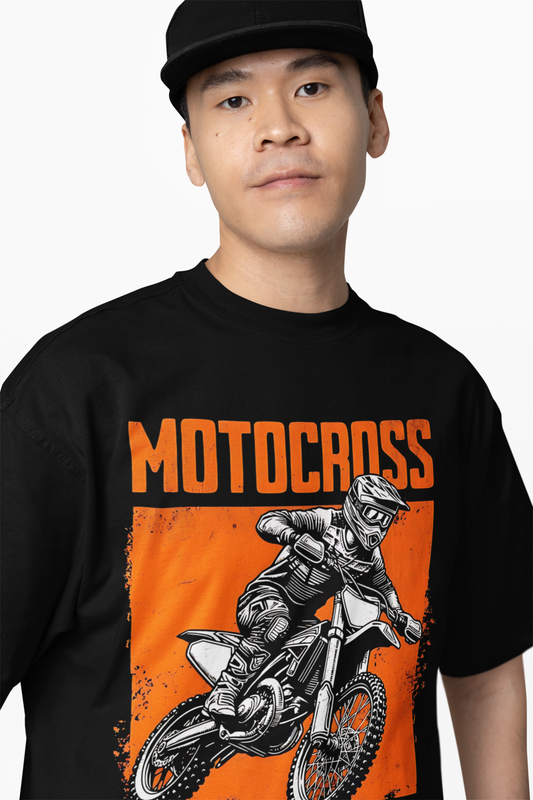 Motocross Oversized T-Shirts – Bold Rider Streetwear Fashion