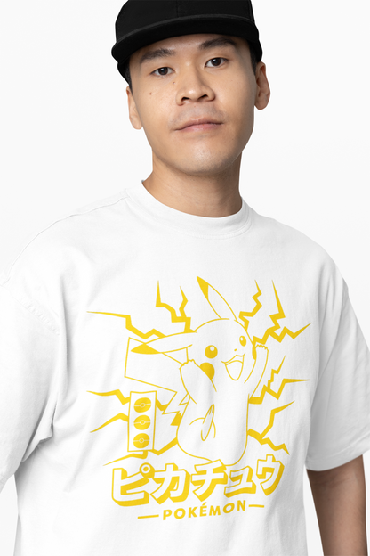 Pikachu Pokémon Oversized T-Shirts – Fun Anime Streetwear