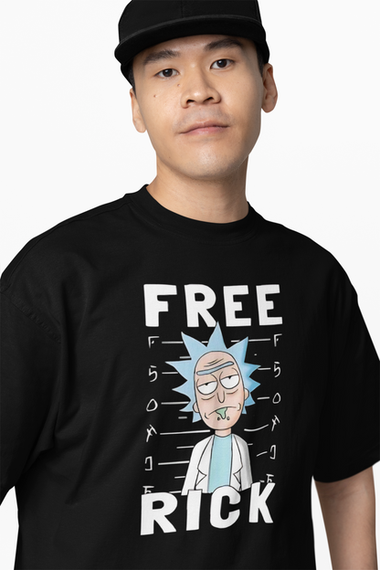 Free Rick Oversized T-Shirts – Stylish Graphic Streetwear