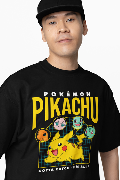 Gotta Catch Oversized T-Shirts – Anime Inspired Streetwear