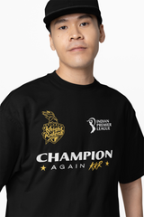 KKR Champions Oversized T-Shirts