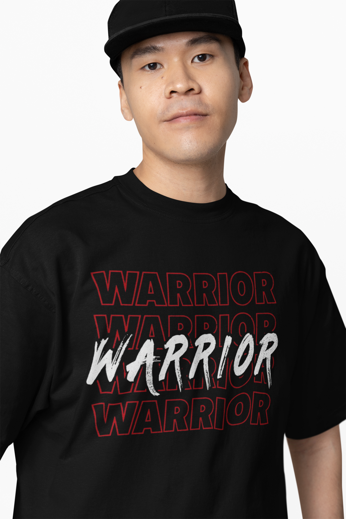 Japanese War Warrior Oversized T-Shirts
