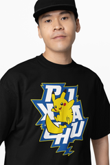Thunder Pikachu Oversized T-Shirts
