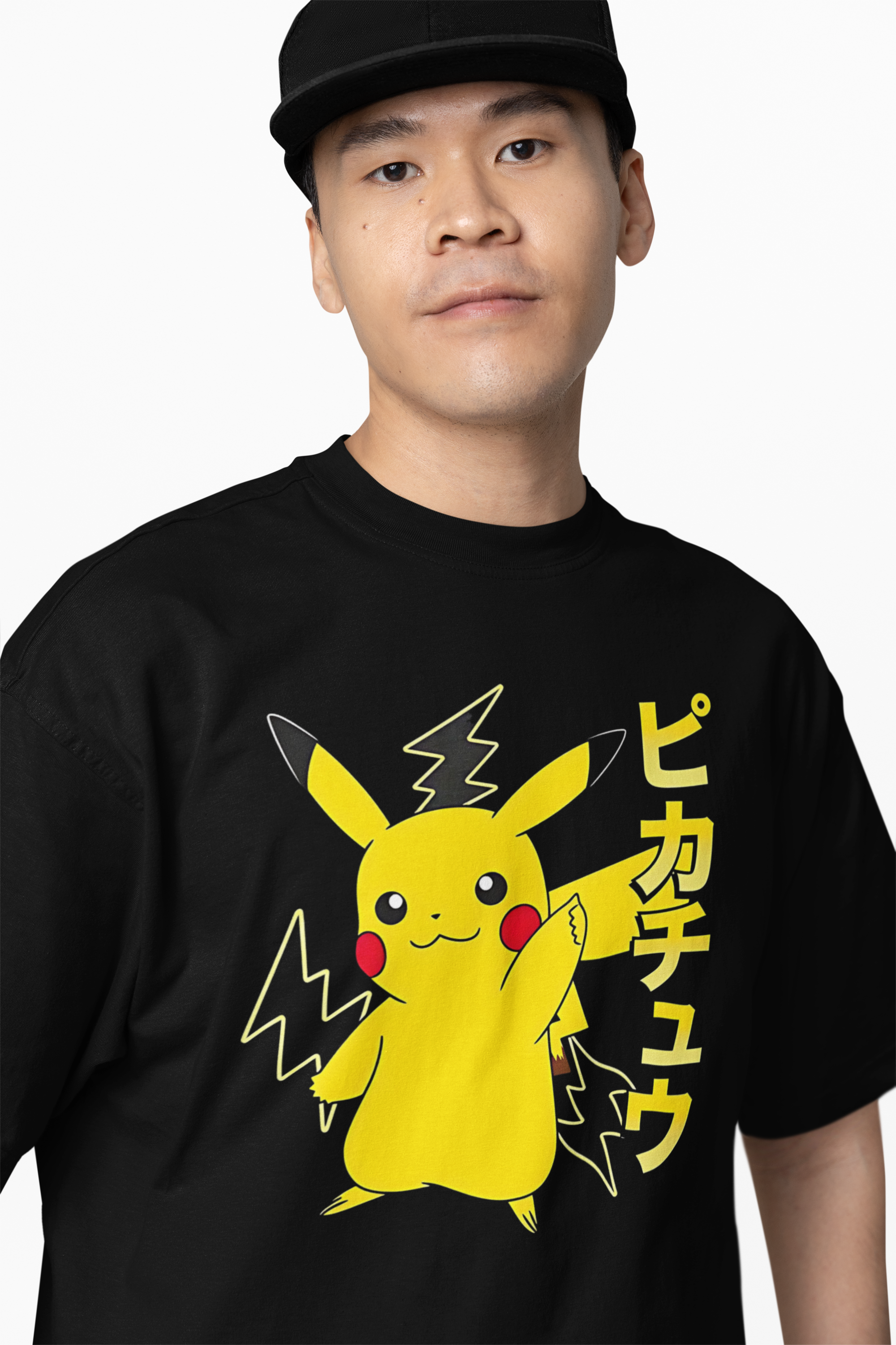 Pikachu Thunder Oversized T-Shirts