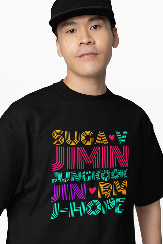 BTS 7 Members Oversized T-Shirt