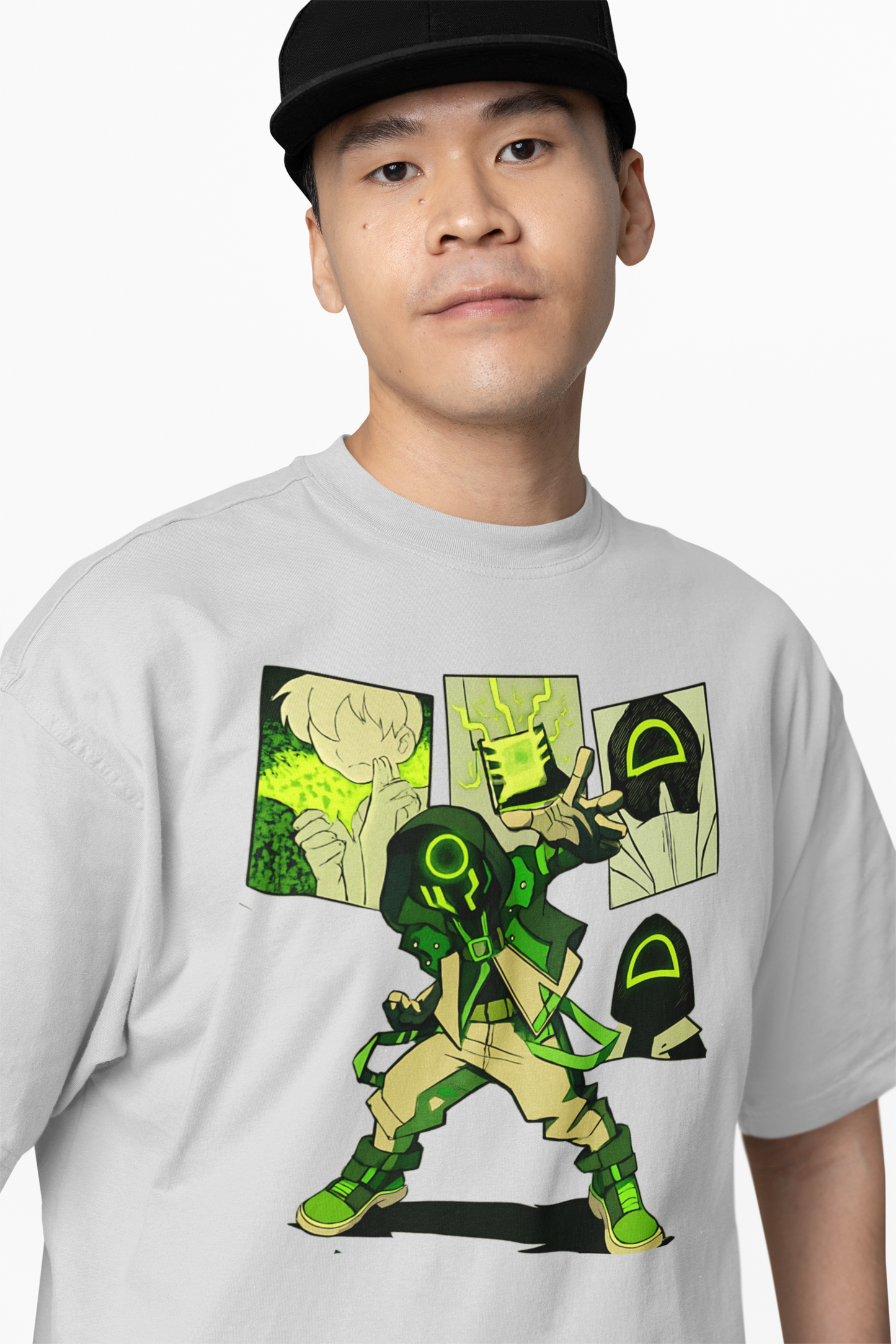 Chaquetrix Oversized T-Shirts – Futuristic Graphic Streetwear
