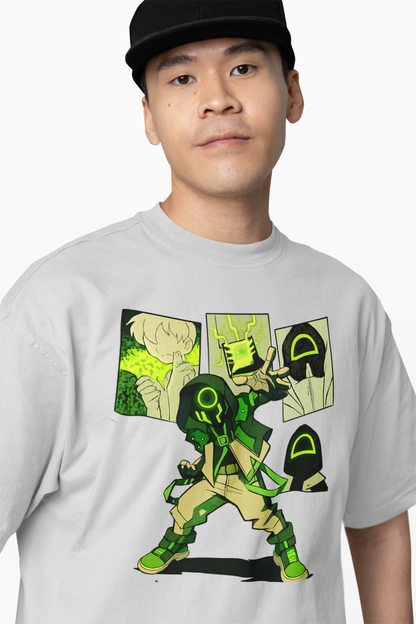Chaquetrix Oversized T-Shirts – Futuristic Graphic Streetwear
