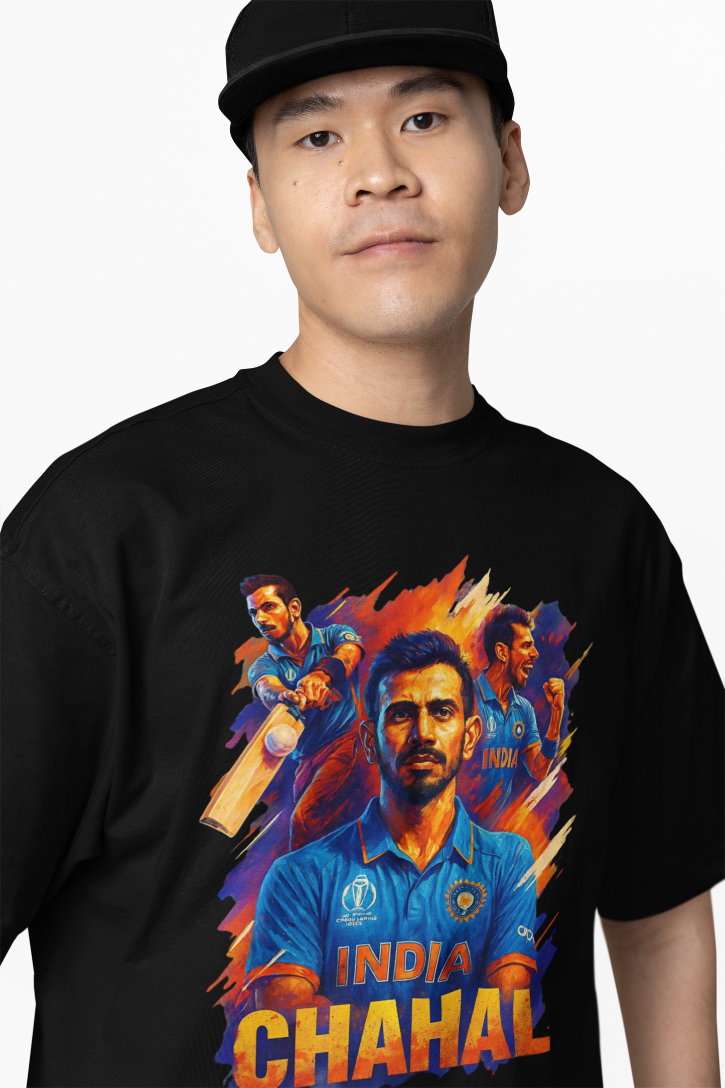 Abstract Chahal Oversized T-Shirt | Stylish Graphic Tee