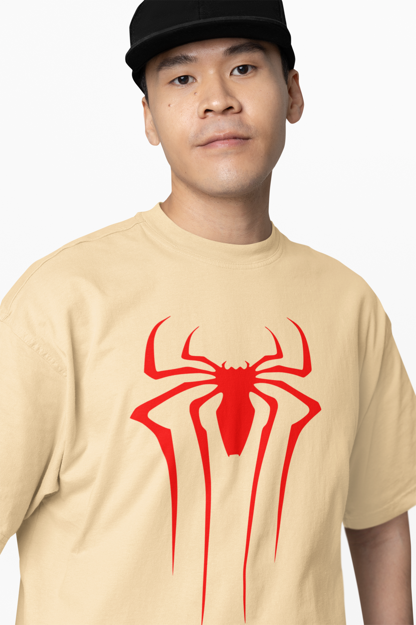 Scarlet Emblem Spider-Man Oversized T-Shirt