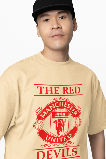 The Red Devils Oversized Manchester Streetwear T-Shirt