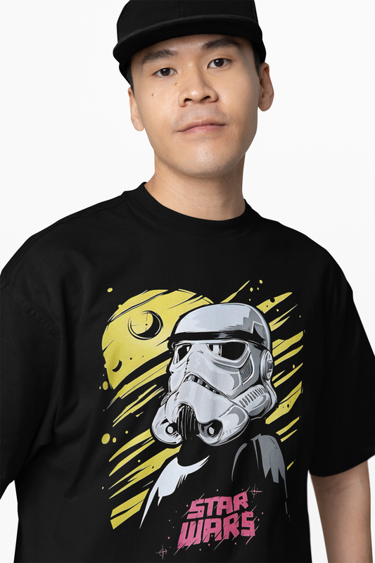 Stormtrooper Oversized T-Shirt Sci-Fi Streetwear Casual Tee
