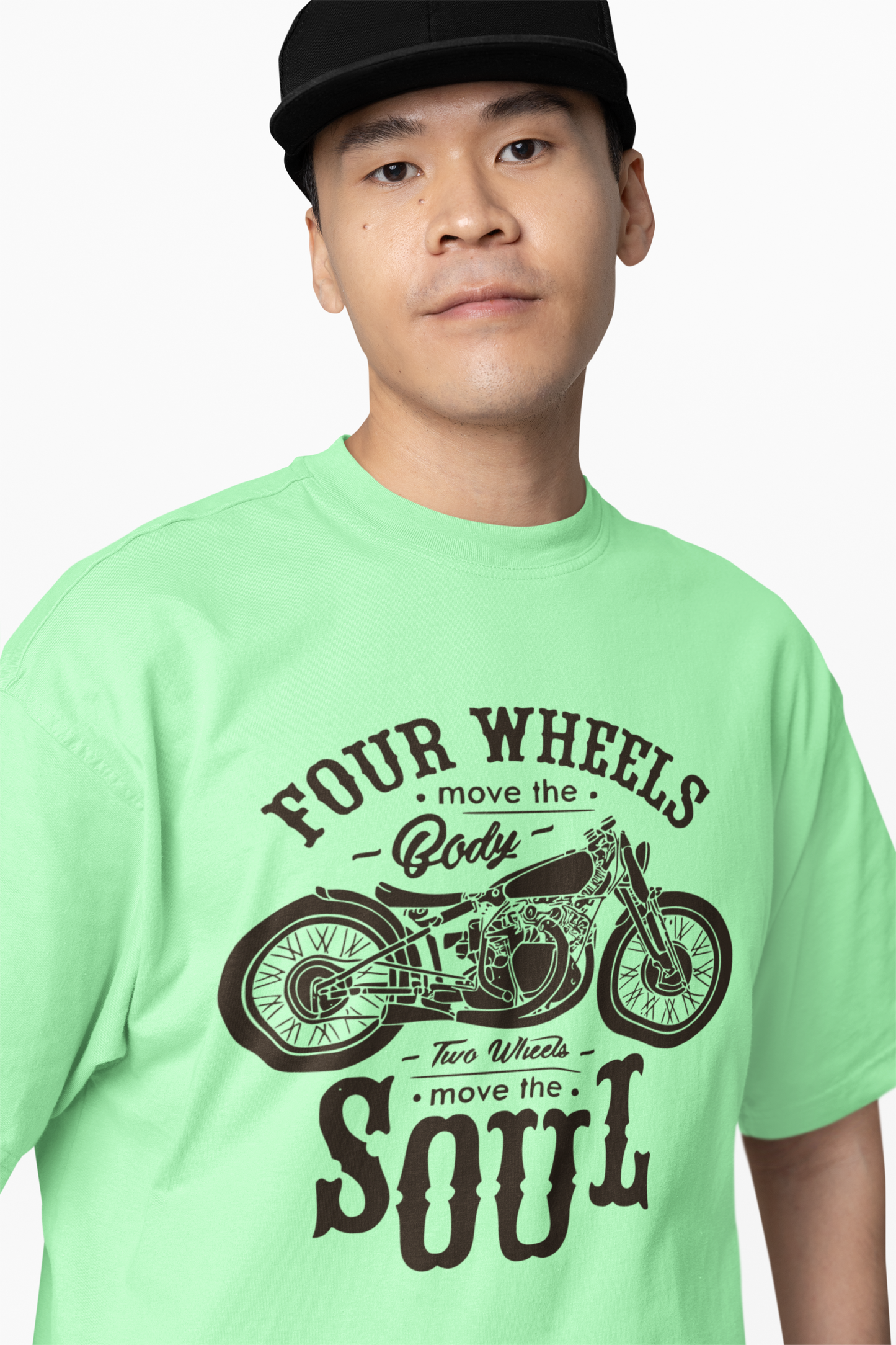 Soul Biker Oversized T-Shirts for Bold Rider Streetwear Tee