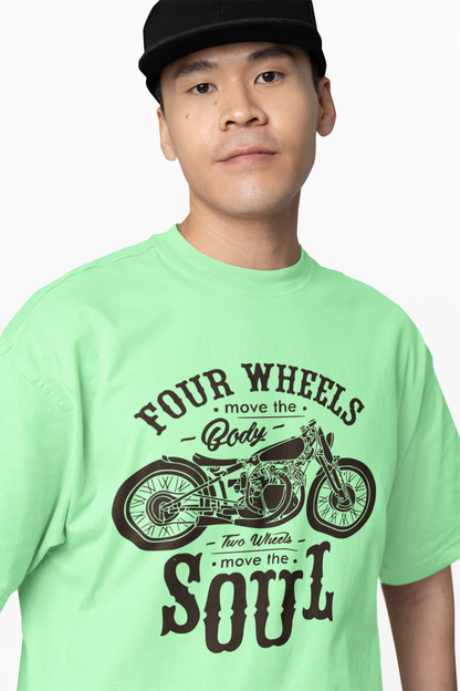 Soul Biker Oversized T-Shirts for Bold Rider Streetwear Tee