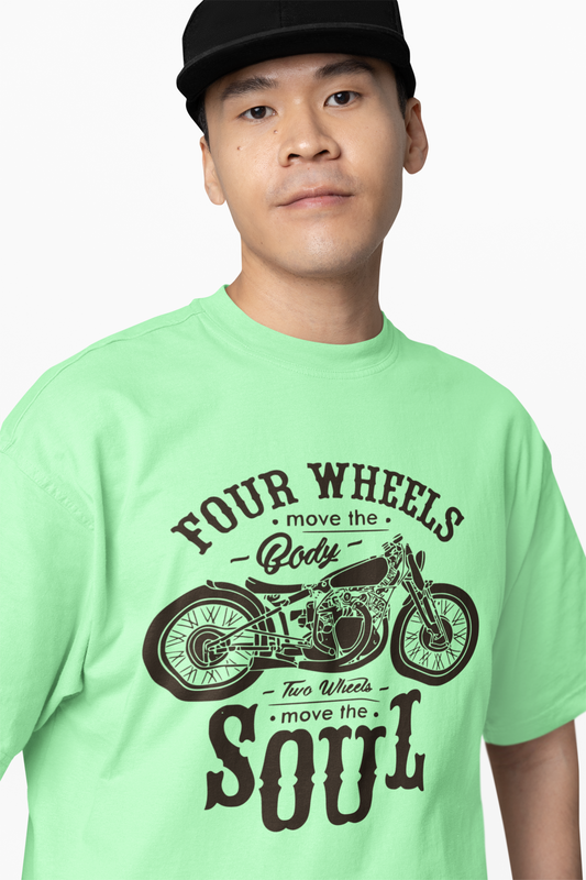 Soul Biker Oversized T-Shirts for Bold Rider Streetwear Tee