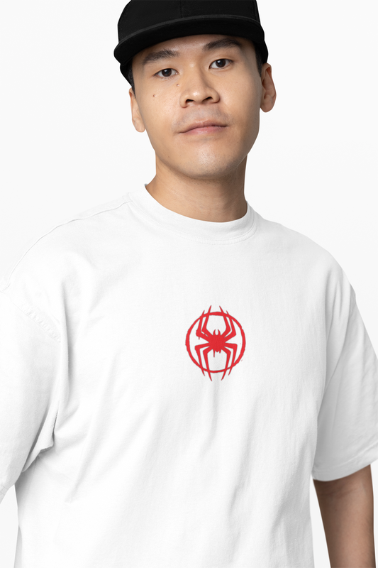Across The Spider-Verse Oversized T-Shirts Multiverse Hero